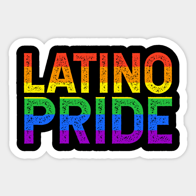 Latino Pride - rainbow design Sticker by verde